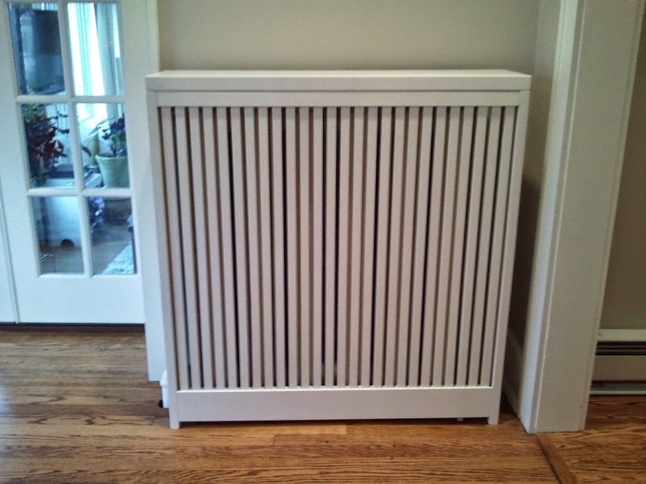 Экран для радиатора из реек