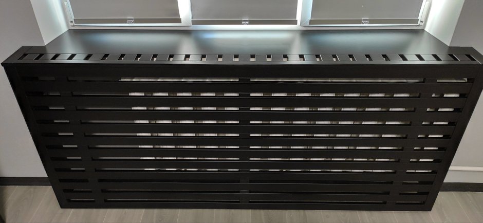 Экран для батареи из реек