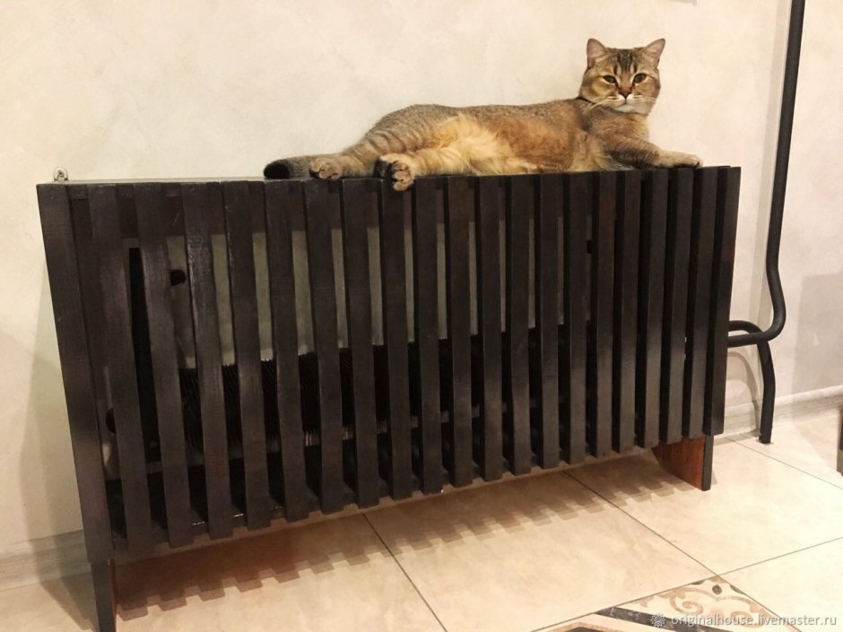 Экран для радиатора из реек