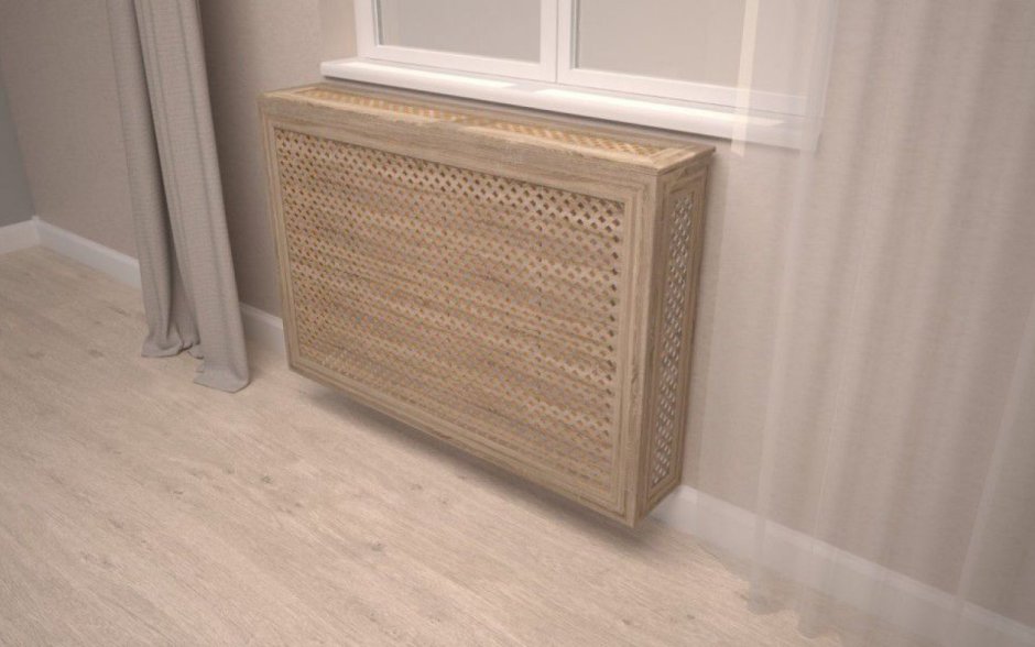 Экран для радиатора 90х60 см Глория дуб Винтаж Stella