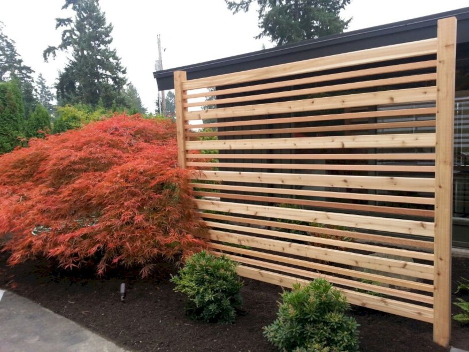 Изгородь из реек