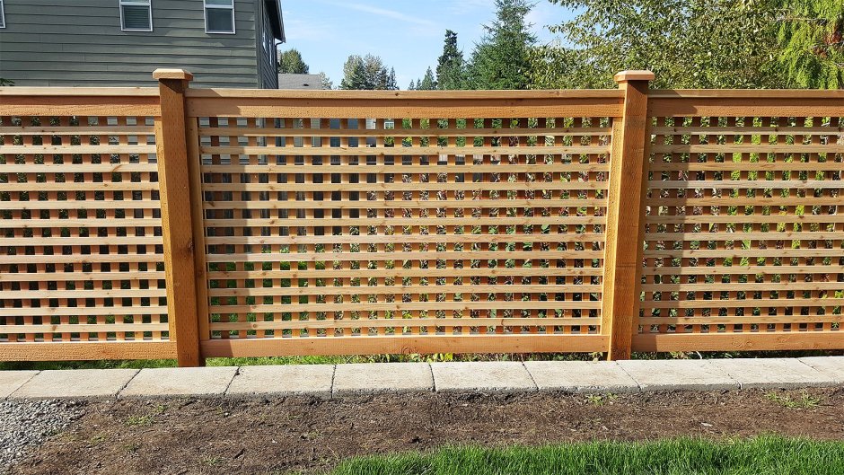 Забор из реек