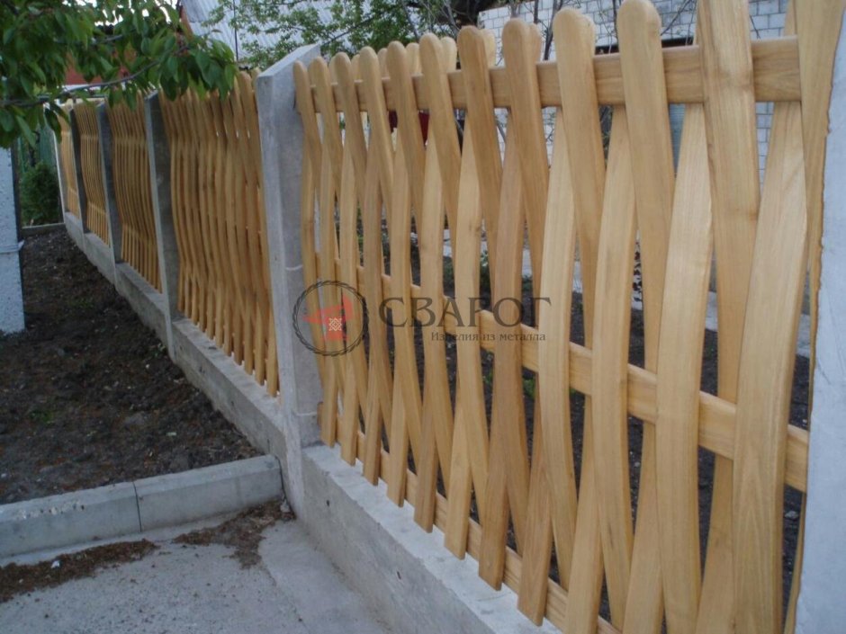 Забор Австрийская плетенк