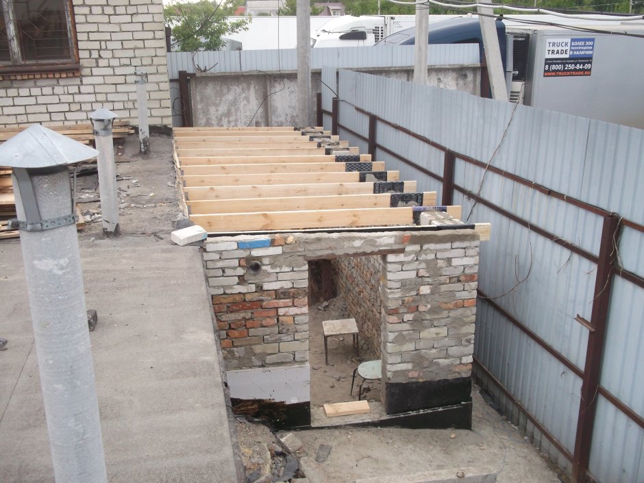 Пристройка котельной к дому