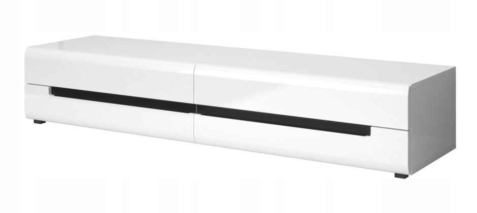 Тумба белая глянцевая
