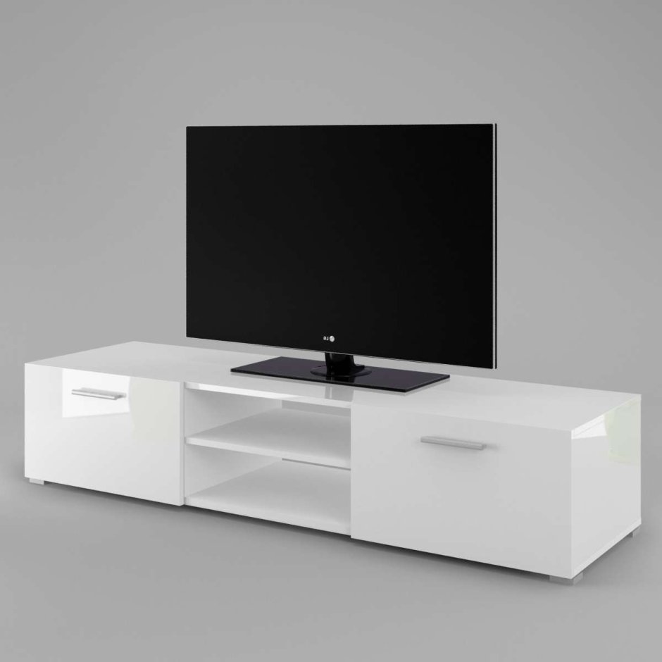 Тумба ТВ Тип 4 «Diamond» (белый глянец)