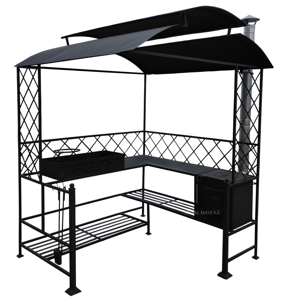 Мангал Медея 200х125х220