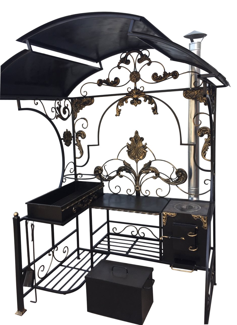 Мангал с крышей «Медея»