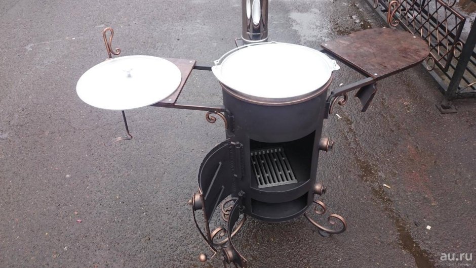 Печь под казан из газового баллона