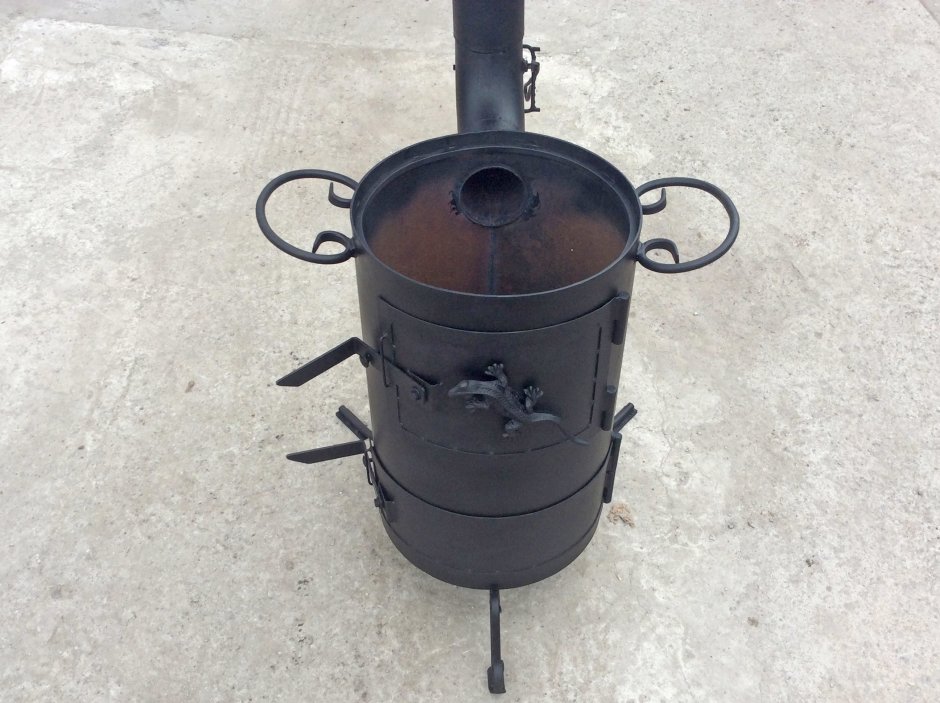 Печь под казан 12л из газового баллона