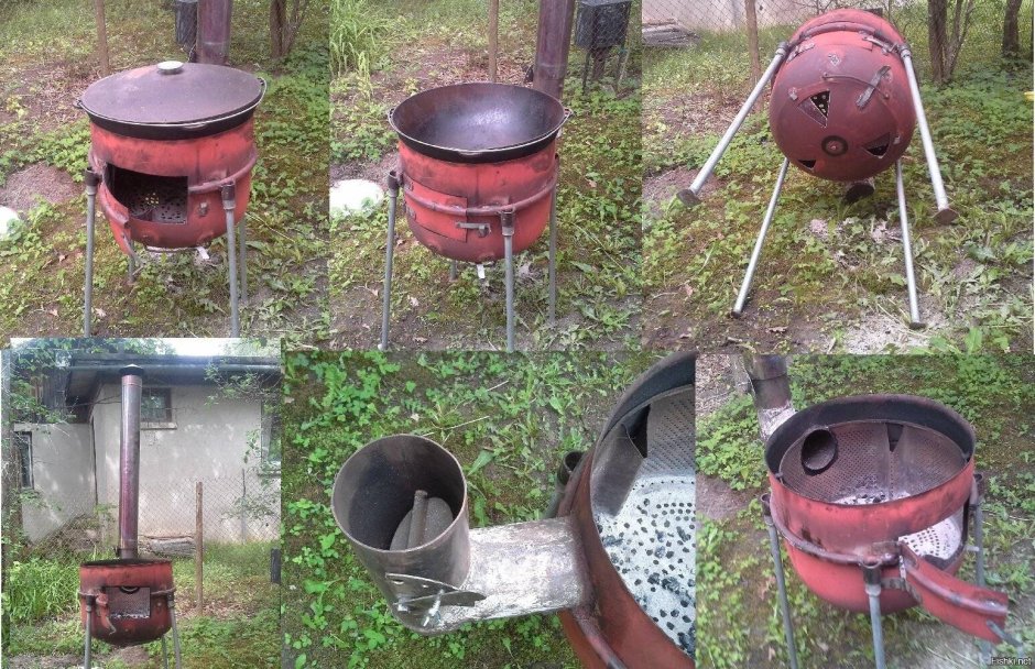 Печь казана из трубы 325х8мм