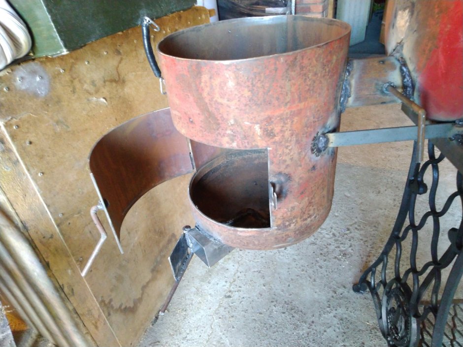 Мини печка без сварки и болгарки