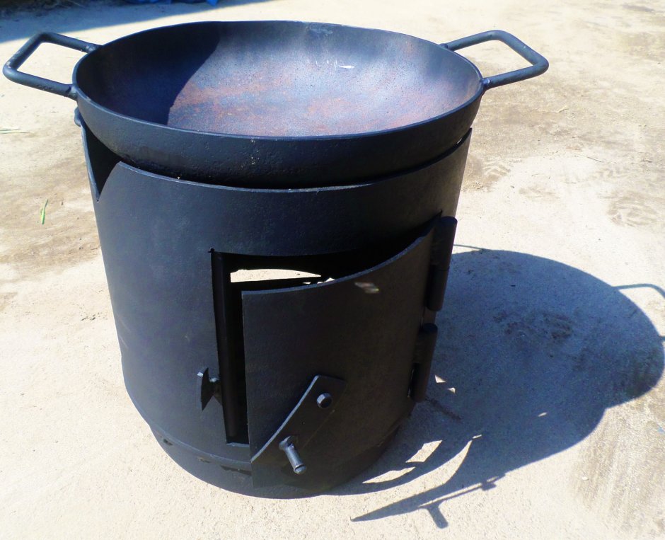 Подставка для казана из газового баллона