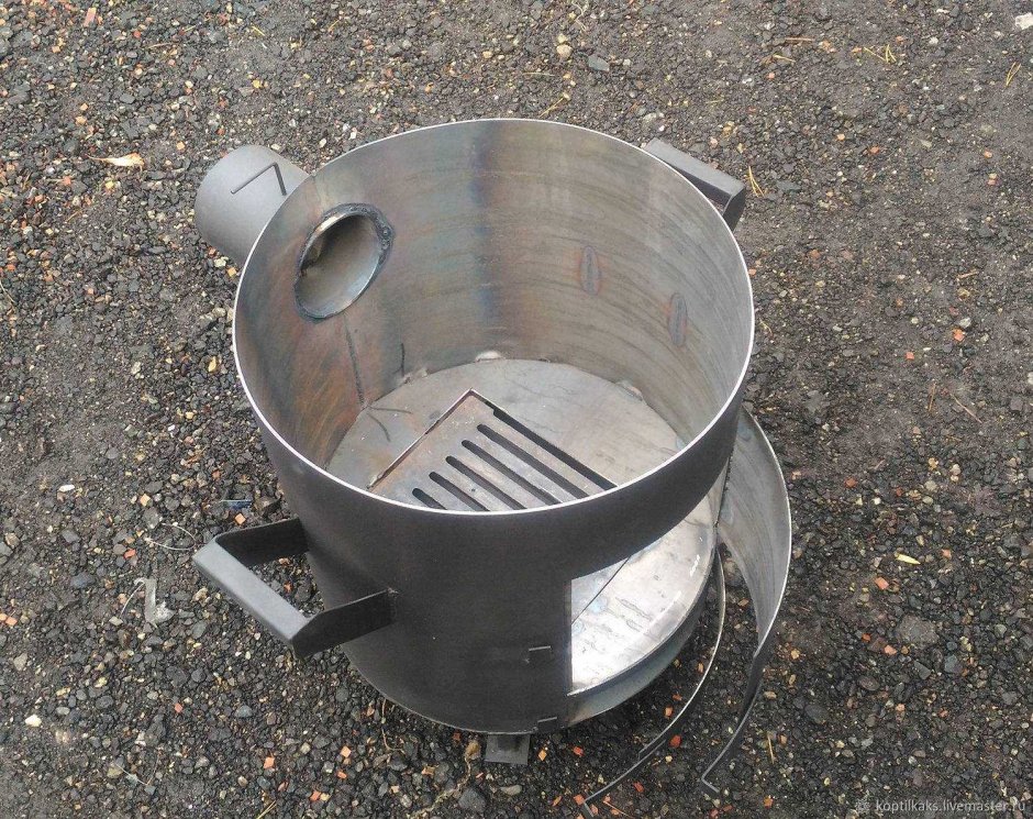 Печка под казан из 325 трубы