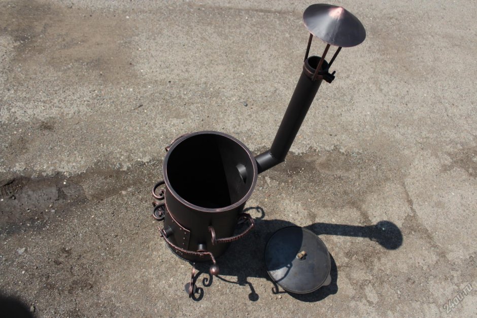 Подставка для казана с трубой