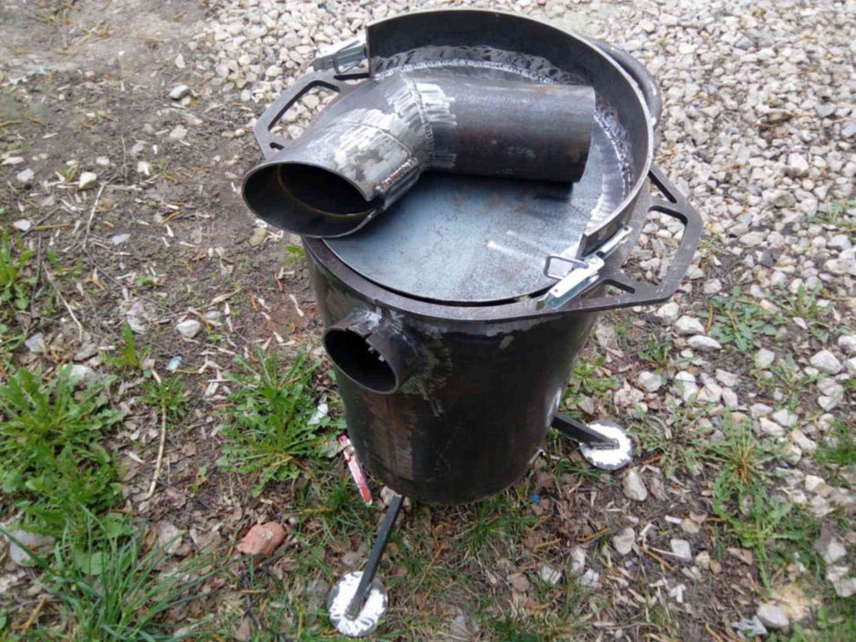 Походная печь для казана