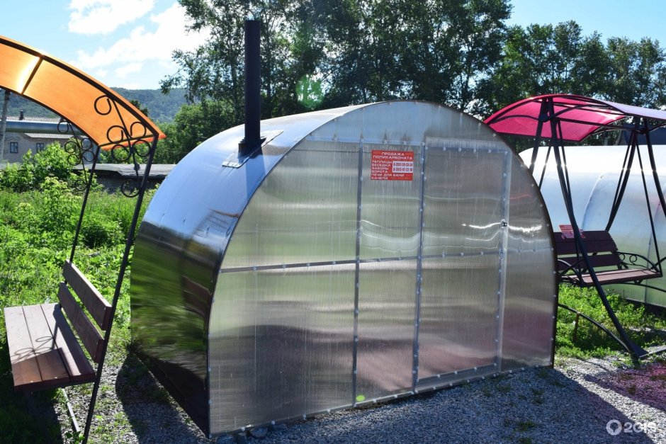 Баня из поликарбоната