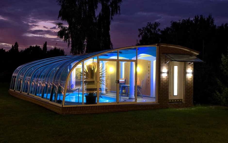 Скрытый бассейн на участке