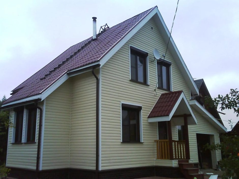 Дом обшитый сайдингом