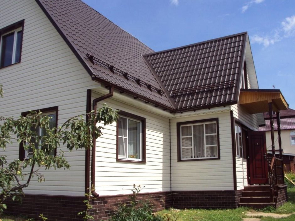 Дом обшитый сайдингом