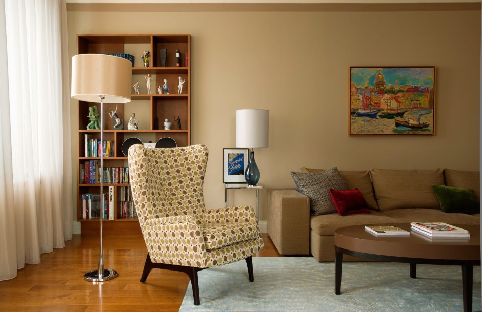 Интерьер в стиле ретро 60-х