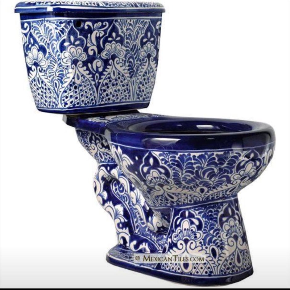 Унитаз Гжель