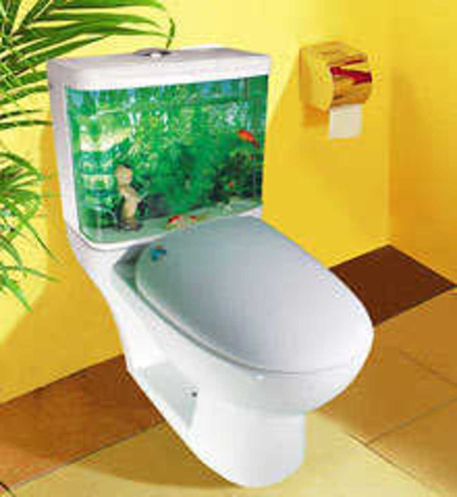 Унитаз аквариум