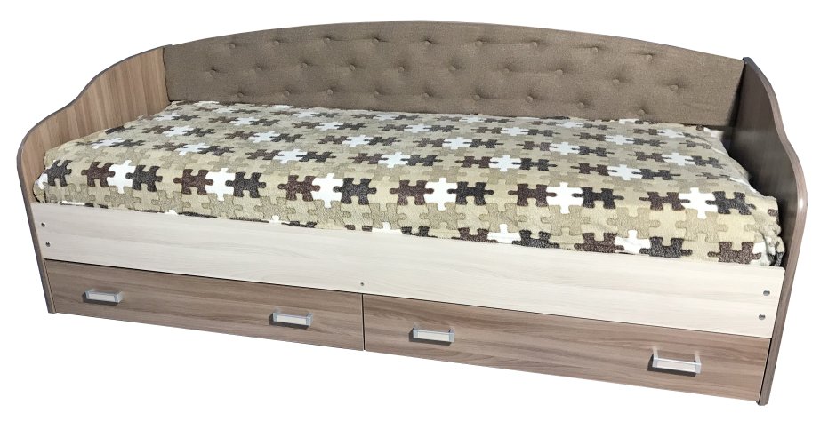 Кровать с мягкой накладкой 900х2000 софа-8 профи