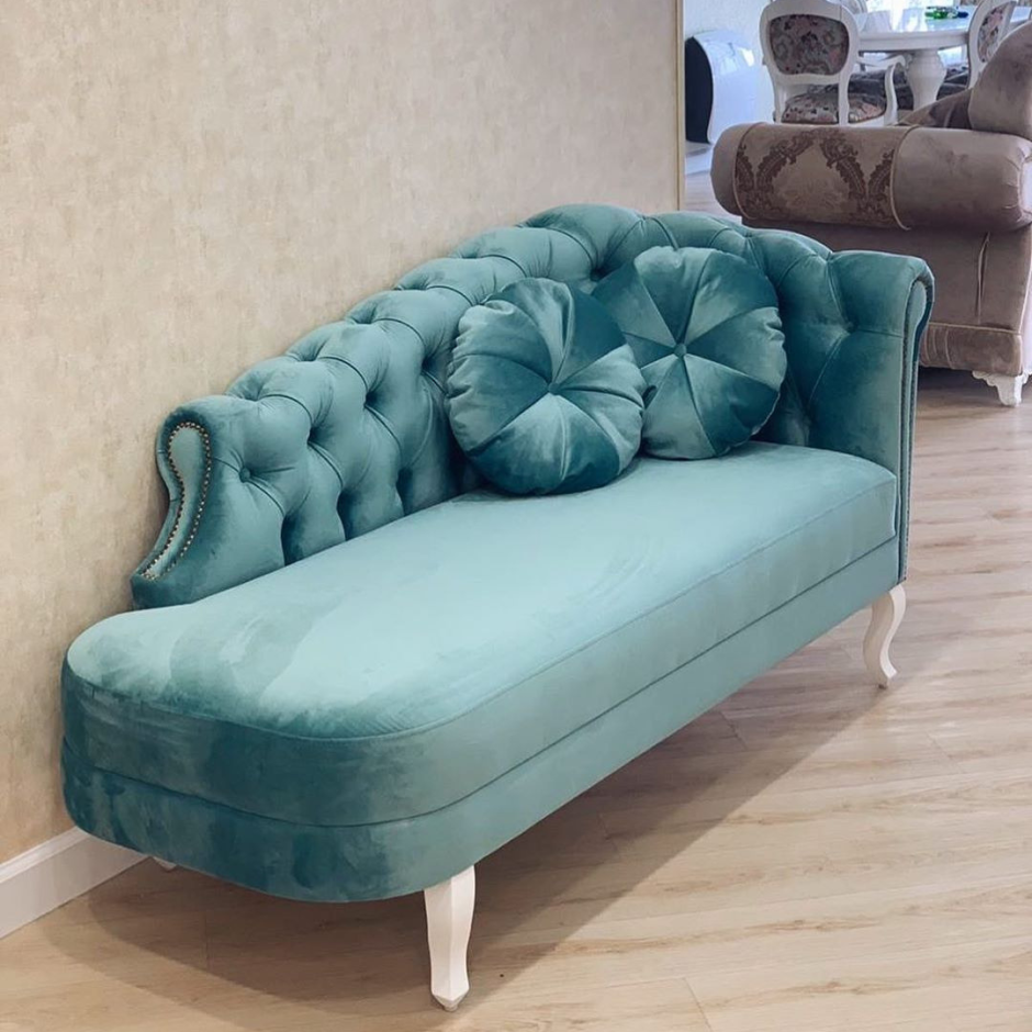 Диван "Сорренто 4" спинка с каретной стяжкой риал