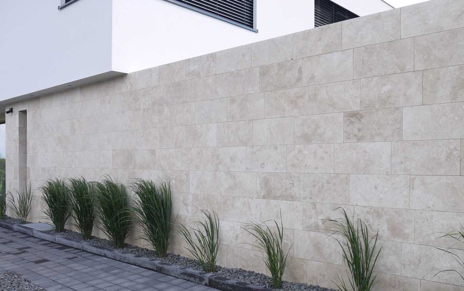 Травертин фасад Руст гранит