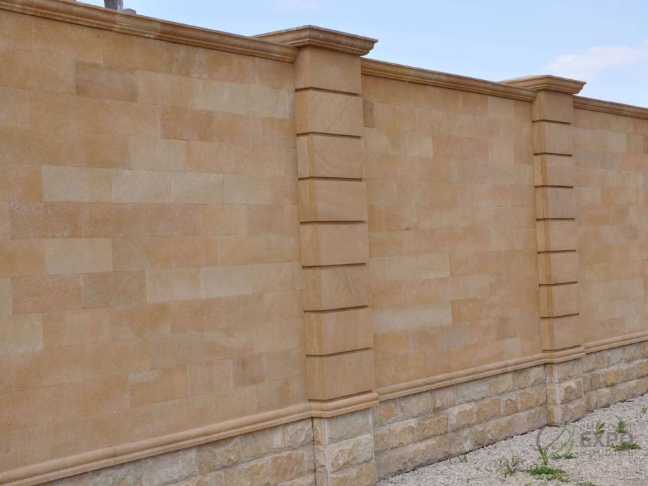 Забор из ракушечника Крым