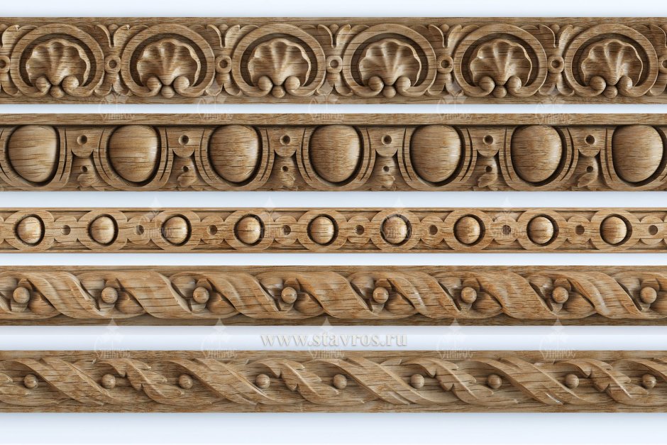 Резной деревянный погонаж Ставрос