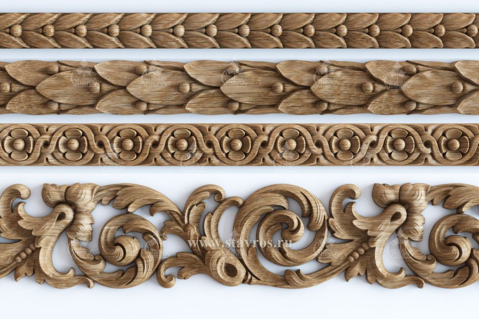 Орнаментальная резьба прорезная