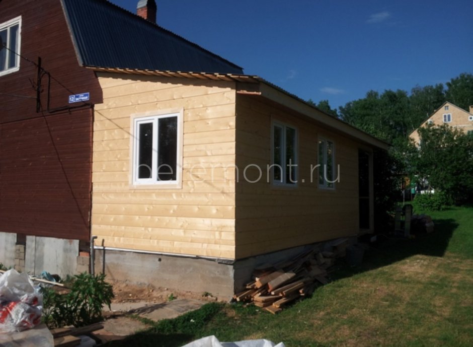 Пристройка комнаты к деревянному дому