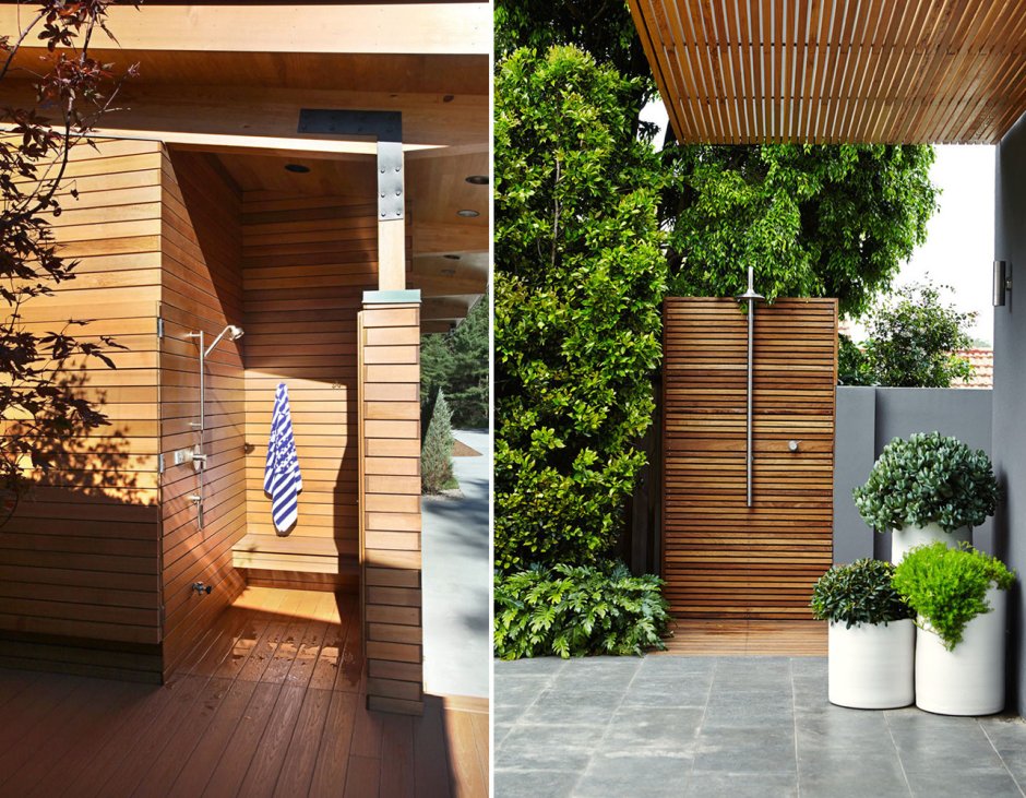 Стильный летний душ