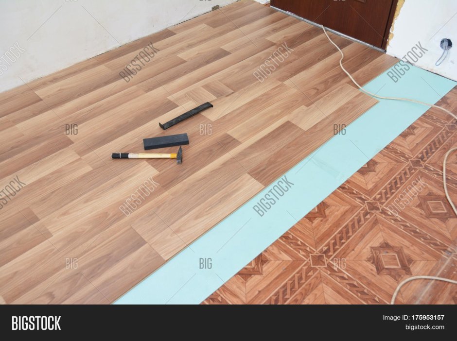 Укладка ламината перпендикулярно друг другу