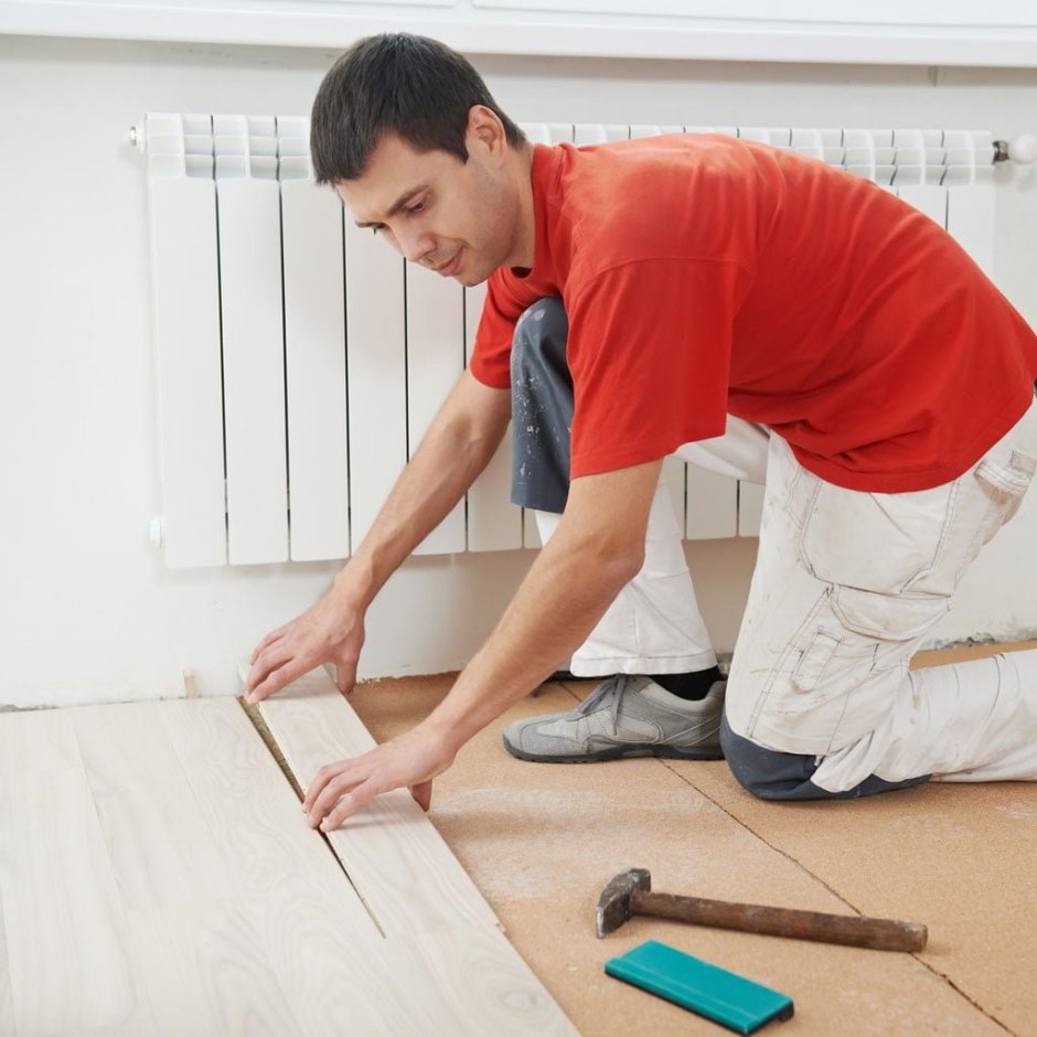 Монтаж напольных покрытий