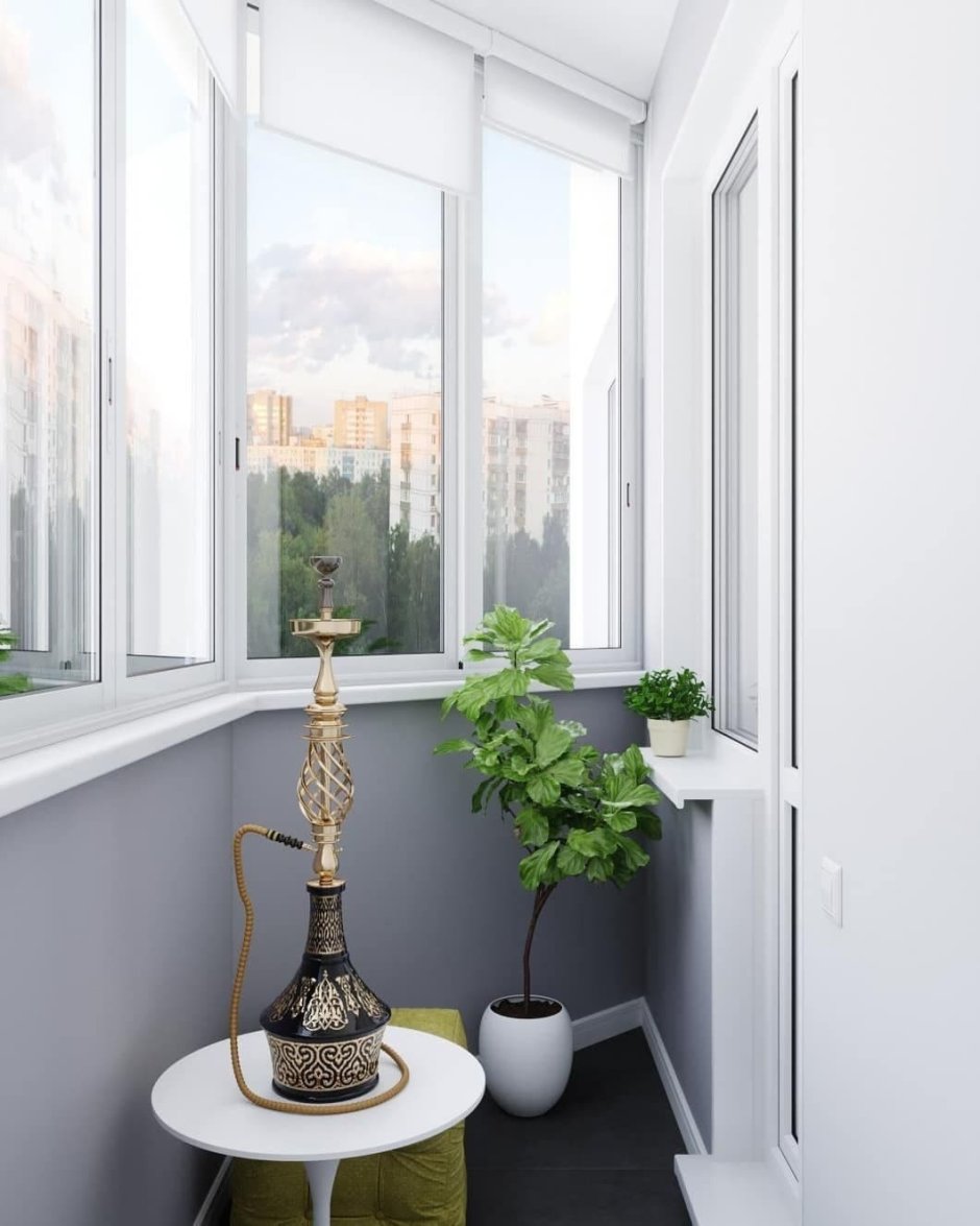 Кальян на балконе