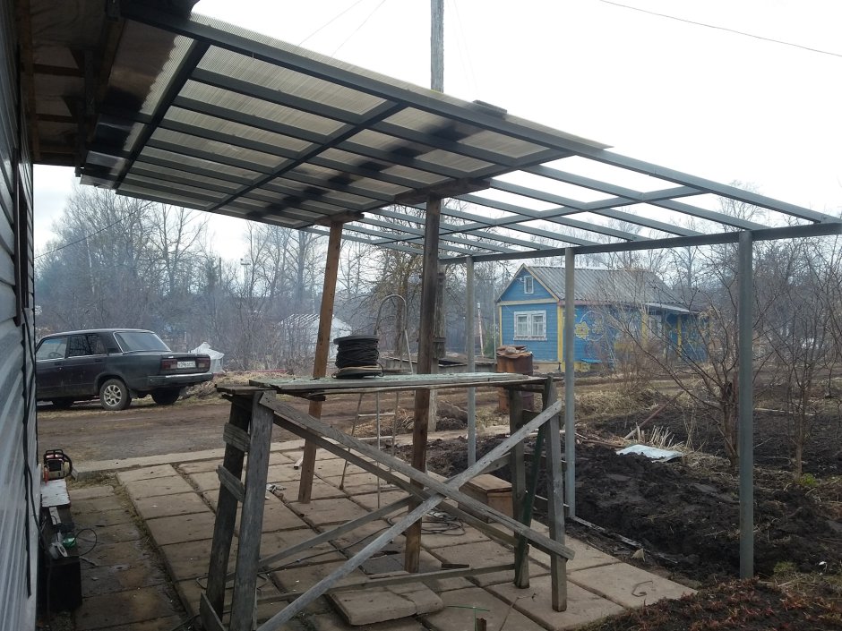 Навес профиля 20 на40