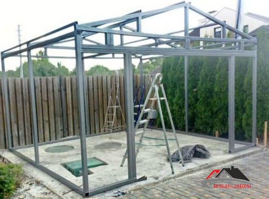 Каркас из профильной трубы 60х60