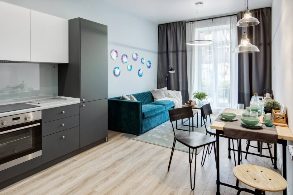 Пик кухня-гостиная 20кв