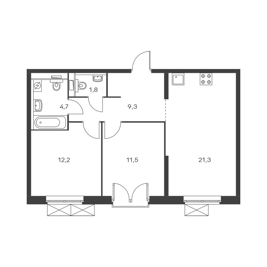 111-84 Серия домов планировка