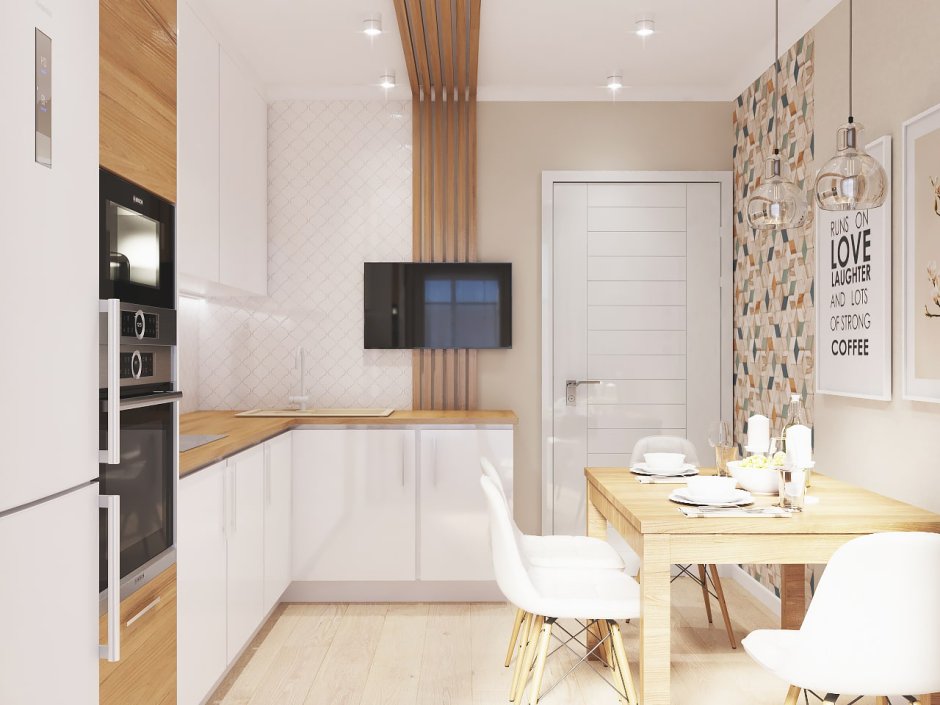 Интерьер двухкомнатной квартиры 60 метров