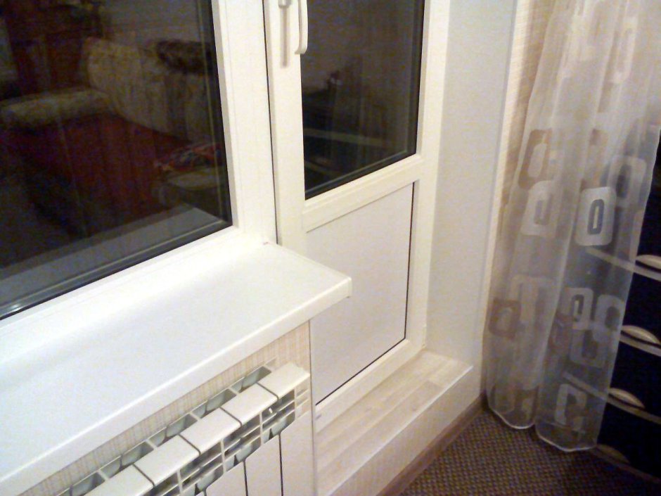 Откосы на балконную дверь