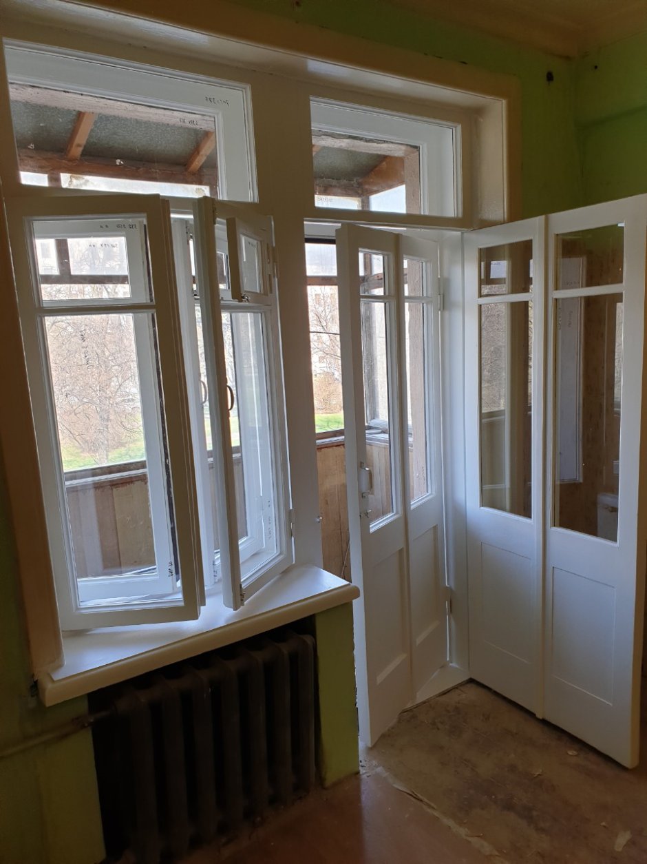 Пластиковые окна в сталинку