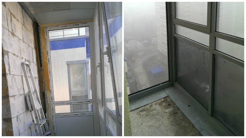 Утепление балкона с холодным остеклением