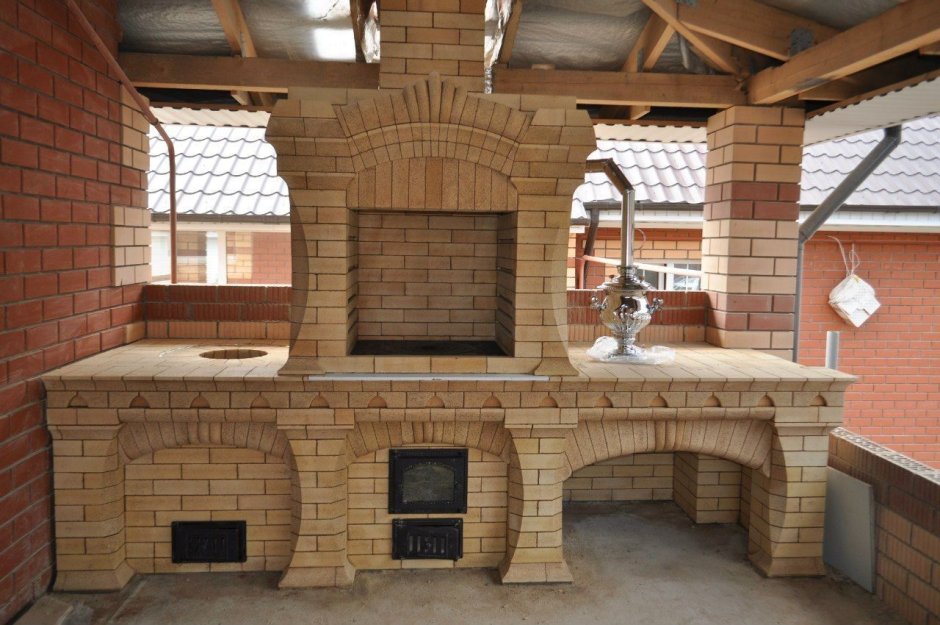 Комплекс барбекю мангальная зона