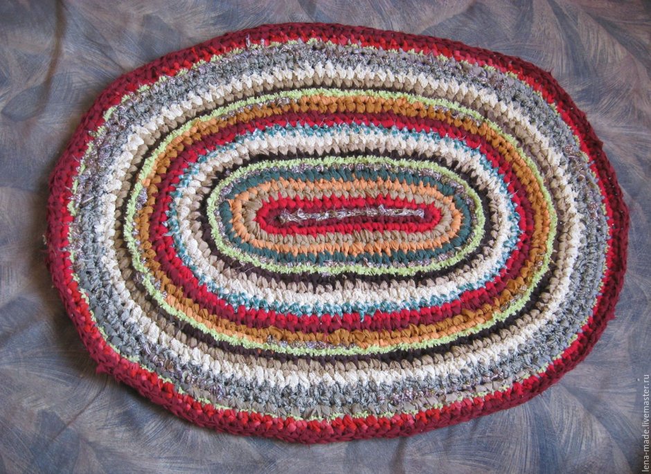 Вязаные коврики