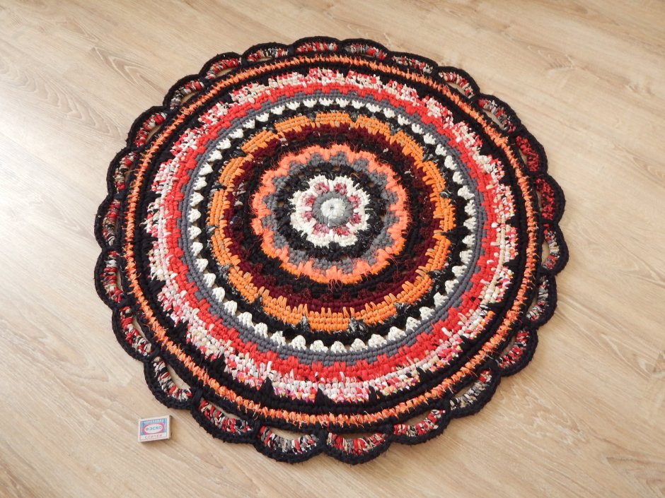 Чудо творим вязание крючком коврик