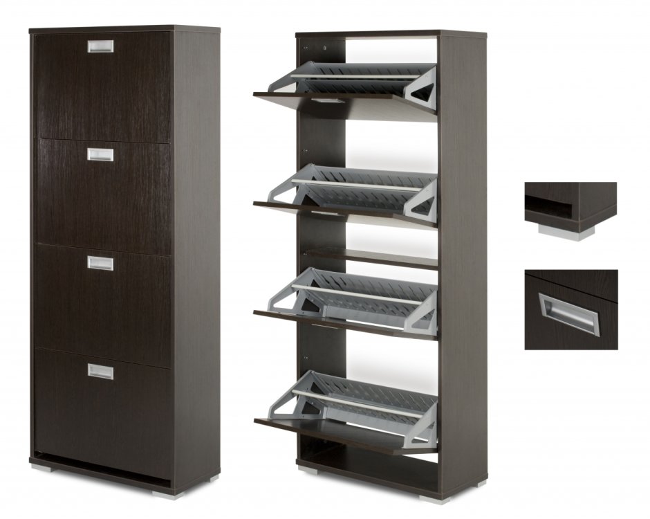 Обувница Vental Скарпе 4 венге